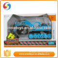 China handmade kids 4CH construction excavator plastic rc toy truck